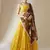 Yellow Georgette Ethnic Lehenga choli