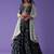 Blue Georgette Ethnic Lehenga choli