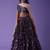 Purple Georgette Ethnic Lehenga choli