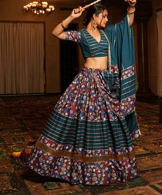 Rama Ethnic Crepe lehenga choli 4