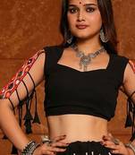 Black Ethnic Georgette lehenga choli