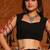 Black Ethnic Georgette lehenga choli