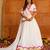 White Ethnic Georgette lehenga choli