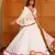 White Ethnic Georgette lehenga choli