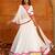 White Ethnic Georgette lehenga choli