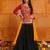 Maroon  Festive Special Crepe Fabric Lehenga choli