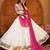 Off White Ethnic Crepe lehenga choli