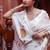 white rangoli silk blend embroidered saree with blouse