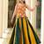 Mustard Ethnic Cotton lehenga choli
