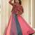 multicolor Festive Special Silk Crepe Lehenga with koti