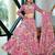 Multi Ethnic Chinon lehenga choli