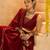 Maroon Ethnic Silk Crepe lehenga choli