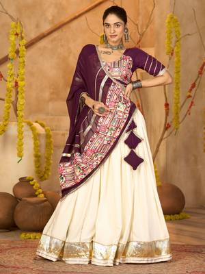 Wine Ethnic Crepe lehenga choli 1