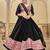 Black Georgette Designer Navratri Lehenga choli