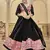 Black Georgette Navratri Lehenga choli