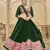 Green Georgette Navratri Lehenga choli