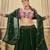 Green Georgette Designer Navratri Lehenga choli