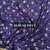 Royal purple chiffon saree in leheriya with foil border work