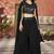 Black color beautiful wedding special bridesmaid favorite ceremonial choli palazzo dress