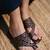 Printed slide in flats with thumb support
