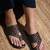 Printed slide in flats with thumb support
