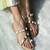 Pearl embellished slip on flats