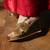 Gold handwork wedge