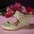 Jute handwork wedge