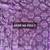 Purple hand block printed mul cotton saree with printed blouse