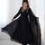 Black Flowy Kurti Set with Dupatta