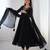 Black Flowy Kurti Set with Dupatta