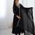 Black Flowy Kurti Set with Dupatta