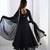 Black Flowy Kurti Set with Dupatta