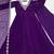 Purple Georgette Embroidered Kurta set