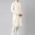 Cream pathani kurta pajama