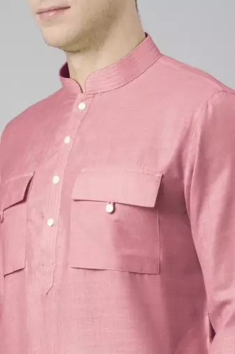 Old rose pathani kurta pajama