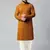Mustard mirror embroidery kurta pajama