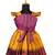 Mustard yellow copper pendant baby pattu pavadai frocks