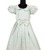 Green pastel pud pattu pavadai frocks for girls !!!