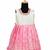 Pink kota creeper pattu pavadai frocks for girls