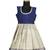 Blue banaras mughal pattu pavadai frocks for girls