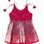 Pink golden aster baby pattu pavadai frocks for girls