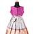 Girls grey rosella pattu pavadai frocks