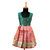Girls peach lotus garden pattu pavadai frocks