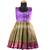 Green banaras lotus baby pattu pavadai frocks for kids