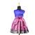 Pink banaras lotus baby pattu pavadai frocks for kids