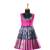 Navy blue golden cocoon  baby pattu pavadai frocks for kids