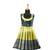 Parrot green golden cocoon  baby pattu pavadai frocks for kids