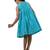 Blue checks rice corn pattu pavadai frocks for kids