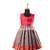 Red semmal baby pattu pavadai frocks for kids